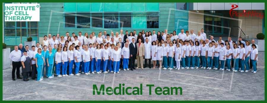 The Institute of Cell Therapy in Kyiv Medical Team